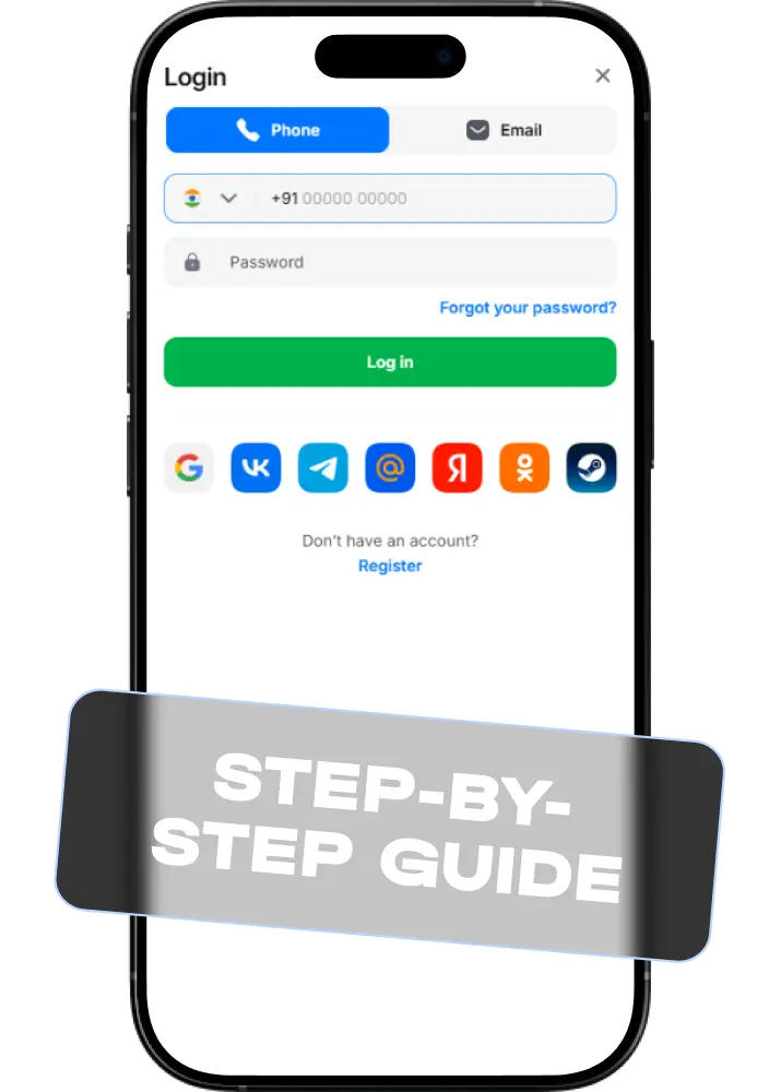 1win app India login
